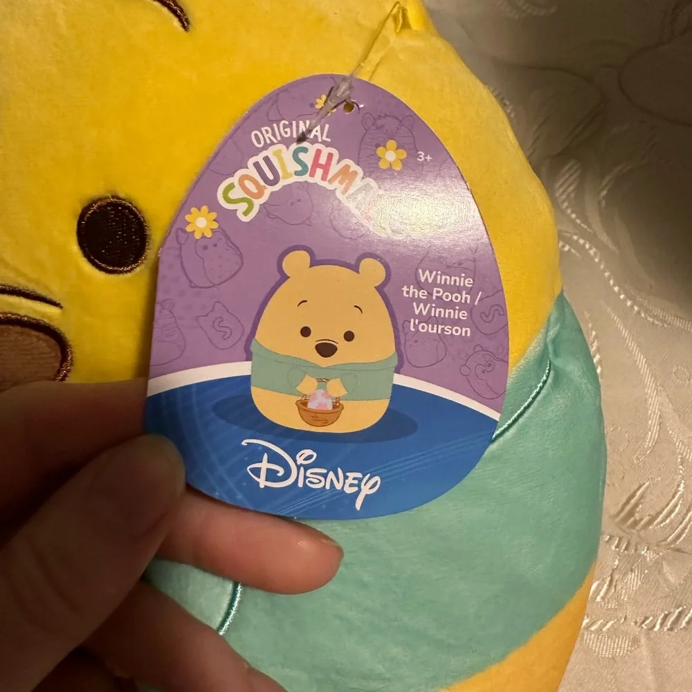 Winnie the Pooh Easter NEW SquishMallow Pillow - Picture 2 of 2